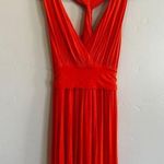Bailey 44 twist back sleeveless orange dress size large Photo 0
