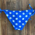 Boohoo Blue And White Polka Dot Bikini Bottoms Photo 2