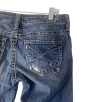 Silver Jeans Silver‎ Women's Size 26 X 31 Lola Mid Rise Medium Wash Distress Bootcut Jeans Photo 5