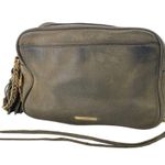 Rebecca Minkoff  Women's Brown Brushed Pebbled Leather Chain Strap Crossbody Bag Photo 2