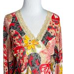 Miss Me Kimono Style Sleeve Floral Top S Photo 5