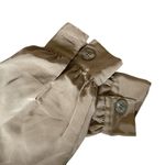 Vintage C.E.O. Button Down Blouse Tan Size 10 Photo 4