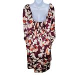 ELOQUII Elements Bow Bodice Mutton Sleeve Floral Mini Dress Size 20 Photo 2