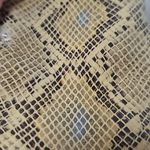 Anthropologie New Snake Print Ankle Heel Booties Photo 10