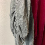 Sundance  Velvet Ruched Sleeve T-shirt Top Small Luxe Raglan‎ Sleeve Fall Vibes S Photo 5