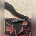 ZARA  Women’s Rose Flower Dress Size Medium Photo 4