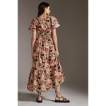 Anthropologie NWT Maeve Somerset Maxi in Botanic Garden Tiered Cotton Dress XL Photo 1