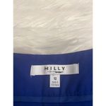 Milly Design Nation stretch cotton twill pleated dress shorts 12 Blue Photo 3