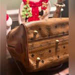 MCM  Cognac Leather Satchel Boston Bag Photo 7