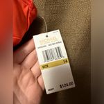 Michael Kors NWT  Sea Coral Iconic Ring Rib One-Piece Swimsuit Size 14 Photo 1