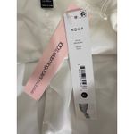 AQUA  Women's Halter‎ Vest Top Cropped Fitted White Sleeveless XL Photo 9