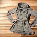 Harley Davidson  Gray Cowl Neck Belted Sweater French Terry 96339-16VW Size M Photo 0