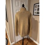 J.CREW TAN CHUNKY KNIT TURTLENECK PULLOVER Fisherman SWEATER Preppy Classic XL Photo 1