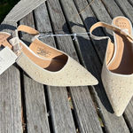 A New Day Nwt Women's Milan Slingback Heels - size 9.5 pearl wedding glam fall Photo 0