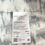 Escada Sport Black White Mixed Media Pleated Abstract Short Sleeve Dress Size 38 Photo 9