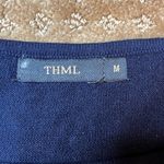 Anthropologie THML Navy Sailboat Nautical Pullover Sweater Sailing 4th of July Photo 2