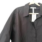 Apiece Apart NWT NEW  Kaarina Dolman Oversized Button Down Black Large Photo 2