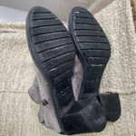 pikolinos pompeya ankle boots heeled gray suede stitched women’s size 39 Photo 6