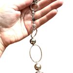 Lia Sophia  Silver/Blue Beaded Long Necklace‎ Photo 2