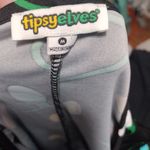 Tipsy Elves  Black Long Sleeve Dress with Festive Lights Photo 2