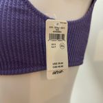 Aerie  Lavender Ribbed Bikini Top Photo 2
