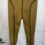 JLUX Label Olive Green Temi Piping Legging Sz Medium Photo 3