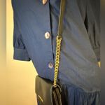 Michael Kors  Jet Set Travel Saffiano Multifunction Crossbody Bag Black Gold Photo 3