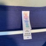 LuLaRoe  Classic T T-Shirt Solid Blue Gray Textured Photo 5