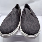 Michael Kors  Keaton MK Signature Logo Flat Slip-On Brown Sneakers Women Size 8M Photo 0