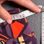 LuLaRoe  Leggings One Size Halloween Print Orange Purple Skull Witch Geometric‎ Photo 8