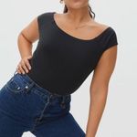 Everlane Off The Shoulder Bodysuit in Black Size XXS NWT Photo 0