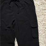 Shinestar  Black Casual Cargo Drawstring Jogger Size M Photo 4