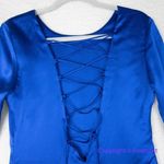 New! Delfi Collective Free People amber mini dress in royal blue, size S Blue Photo 10