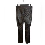 Gap Nwt  Brown Faux Leather Straight Ankle Pants Photo 1