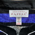 Adrianna Papell Vintage Silk Striped Button Up Blazer 6 Photo 5