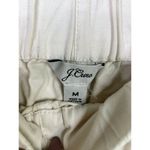 J.Crew Cotton Wide Leg Pant Elastic Waist High Rise Pockets 90s M Cream # 2281 Photo 8