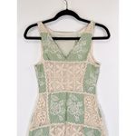 Sofie The Label Dress Green Carmine Patchwork Crochet Mini Cottagecore Small Photo 9
