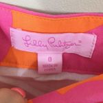 Lilly Pulitzer Silk Butterfly Orange Whitley Skirt Photo 2