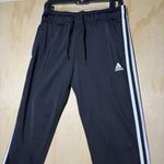 Adidas  Essentials Warm Up Track Pants 3 Stripes Black Size M Photo 1