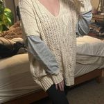 Oversized sweater with sweatshirt sleeves Photo 0