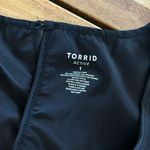 Torrid Black Stretch Woven Active Full Length Jumpsuit With Surplice Back 1 Photo 7