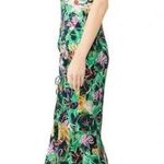 S A L O N I  Jennie Dress in Emerald Kingcup Photo 1