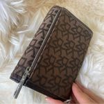 DKNY  Brown leather trim signature wallet Photo 2