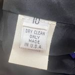 Vintage 80's Ann Lawrence Silk Blend Rainbow Striped Skirt Set Red Size 10 Photo 13