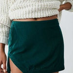 Free People  Annalise Velvet Mini Skirt Photo 0
