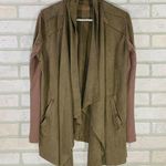 BLANK NYC Denim Faux Suede Draped Front J… Photo 2