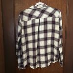 Rails  Hunter Button-front Plaid Top In Plum Navy White Photo 2