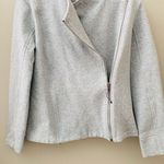 CALIA by Carrie Underwood Effortless Knit Moto Jacket/Sweatshirt Gray Sz… Photo 2