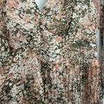 EXPRESS  Abstract print pleated button front romper size XL Photo 3