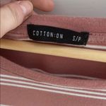 Cotton On  Pink Stripped Cinch Tshirt Dress Photo 2